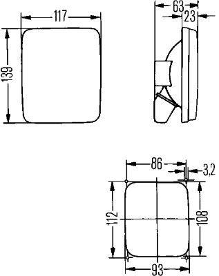 2DA005200161 Hella Фонарь задний