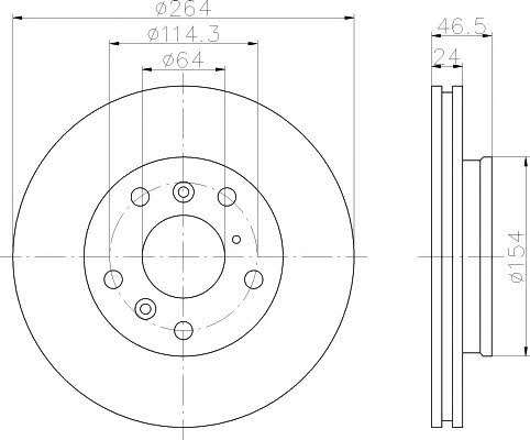 Купити Hella-Pagid 8DD 355 103-211 за низькою ціною в Україні!