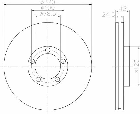 Купить Hella-Pagid 8DD 355 105-641 по низкой цене в Украине!