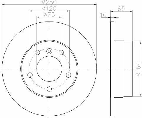 Купити Hella-Pagid 8DD 355 111-261 за низькою ціною в Україні!