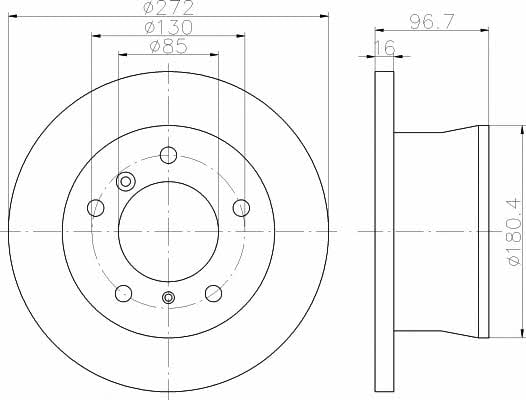 Купити Hella-Pagid 8DD 355 111-901 за низькою ціною в Україні!