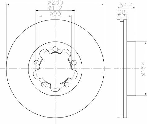 Купить Hella-Pagid 8DD 355 113-261 по низкой цене в Украине!
