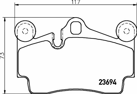 Купить Hella-Pagid 8DB 355 018-711 по низкой цене в Украине!