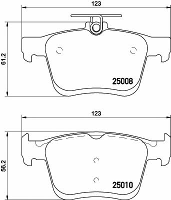 Купить Hella-Pagid 8DB 355 020-271 по низкой цене в Украине!