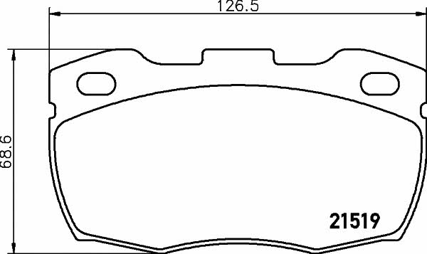 Купить Hella-Pagid 8DB 355 005-861 по низкой цене в Украине!