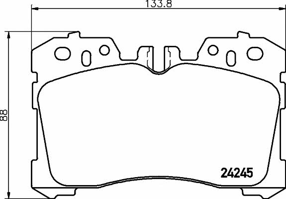 Купить Hella-Pagid 8DB 355 006-661 по низкой цене в Украине!