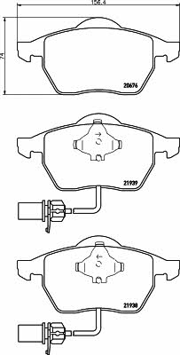 Купить Hella-Pagid 8DB 355 008-411 по низкой цене в Украине!