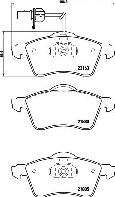 8DB355008931 Hella-Pagid Тормозные колодки дисковые, комплект