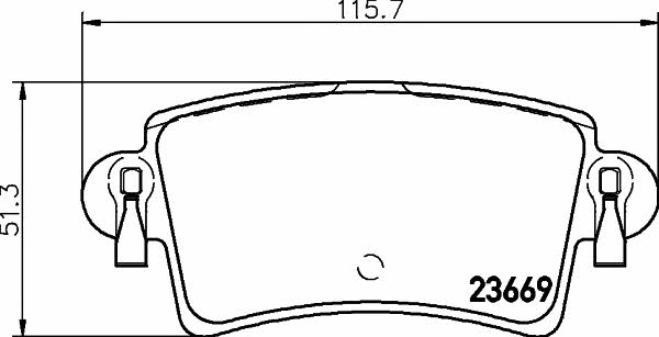 Купить Hella-Pagid 8DB 355 009-421 по низкой цене в Украине!