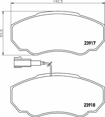 Купить Hella-Pagid 8DB 355 010-391 по низкой цене в Украине!