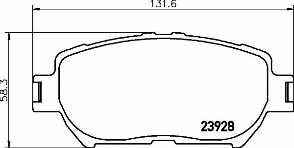 Купить Hella-Pagid 8DB 355 010-431 по низкой цене в Украине!