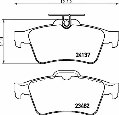 Купить Hella-Pagid 8DB 355 011-731 по низкой цене в Украине!