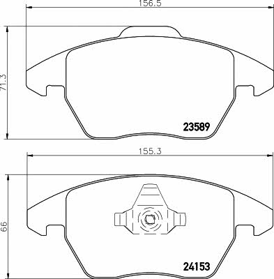 Купить Hella-Pagid 8DB 355 011-811 по низкой цене в Украине!