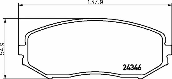Купить Hella-Pagid 8DB 355 012-351 по низкой цене в Украине!
