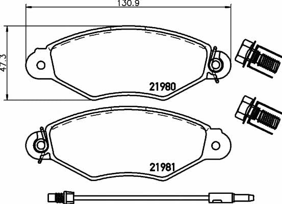 Купить Hella-Pagid 8DB 355 012-711 по низкой цене в Украине!