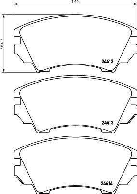Купить Hella-Pagid 8DB 355 013-041 по низкой цене в Украине!
