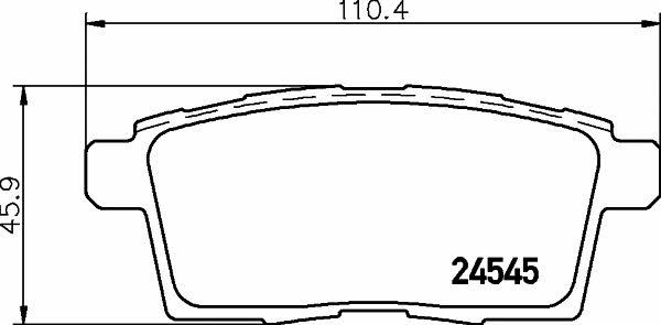 Купить Hella-Pagid 8DB 355 013-261 по низкой цене в Украине!