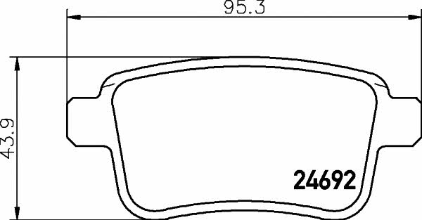 Купить Hella-Pagid 8DB 355 013-971 по низкой цене в Украине!