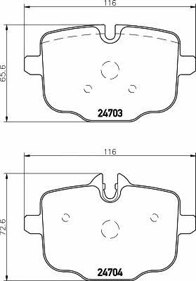 Купить Hella-Pagid 8DB 355 014-361 по низкой цене в Украине!