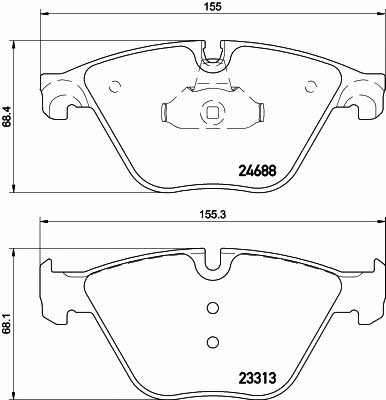 Купить Hella-Pagid 8DB 355 015-261 по низкой цене в Украине!