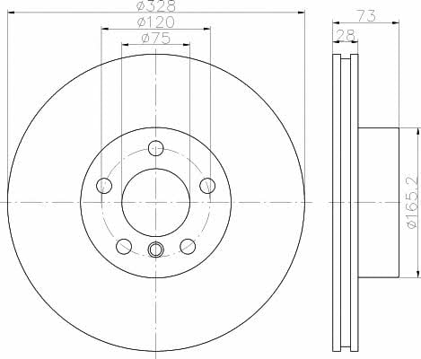 Купити Hella-Pagid 8DD 355 119-531 за низькою ціною в Україні!