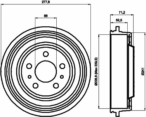 Купити Hella-Pagid 8DT 355 300-741 за низькою ціною в Україні!