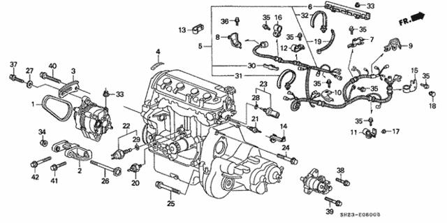 31112PM8A00 Honda Кронштейн генератора
