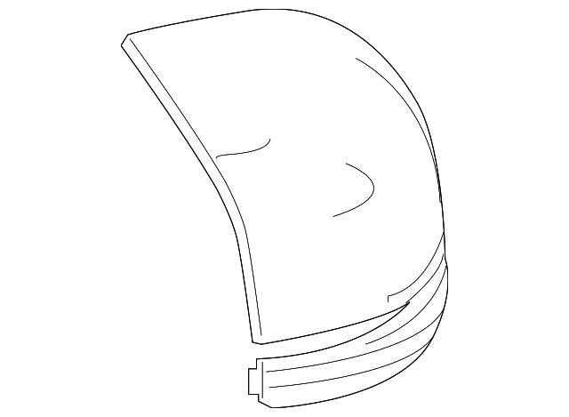 Кришка бічного дзеркала Honda 76201-T1W-A01ZF
