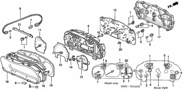78146S4KA11 Honda Панель
