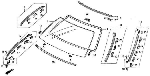 73165SM4003 Honda Кліпса