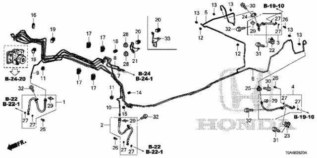 79715T0TH01 Honda Кронштейн осушителя