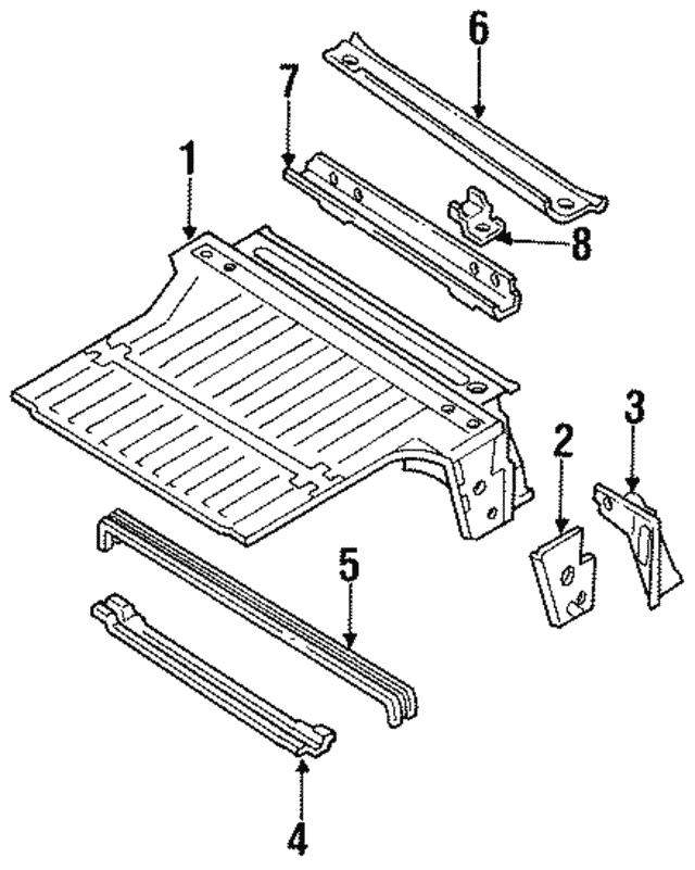 8943164741 Honda Кронштейн осушителя