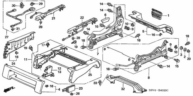 81676S9VA00 Honda Кронштейн осушителя