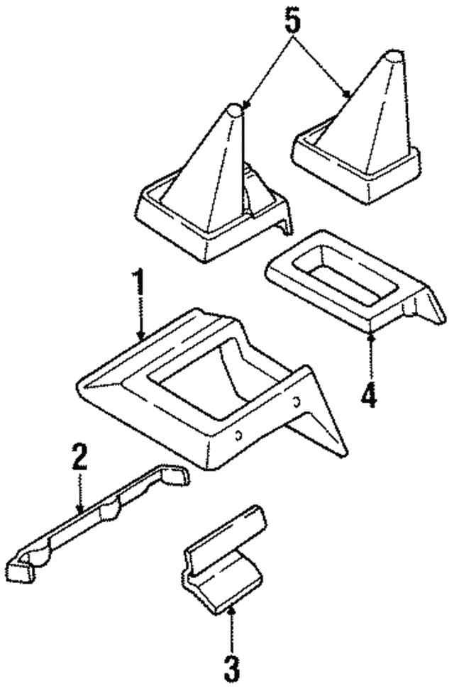8944790721 Honda Кронштейн осушувача