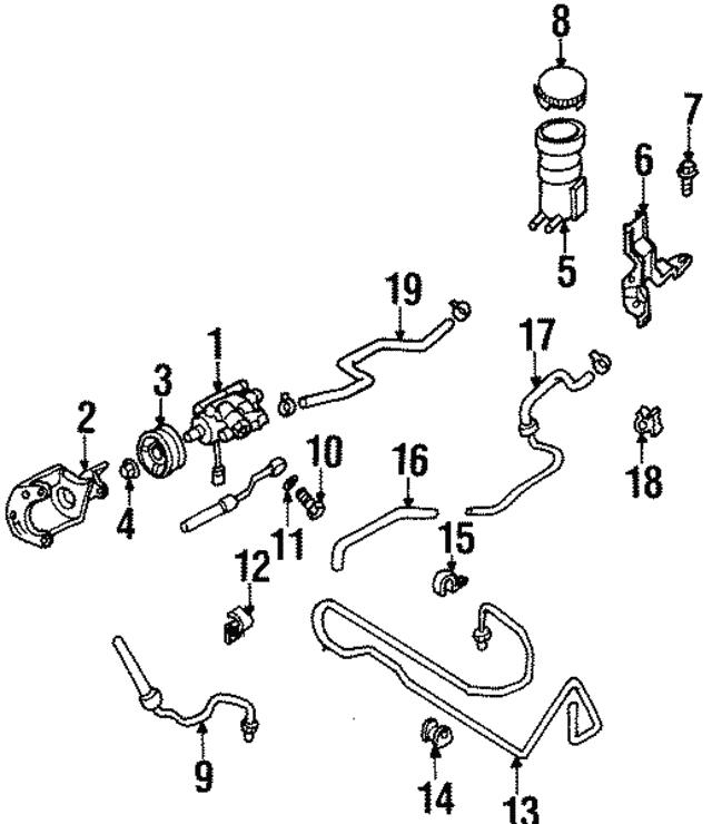 8971249311 Honda Кронштейн осушителя