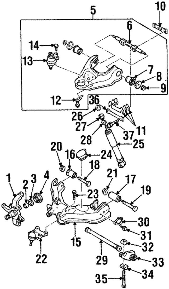 8971254361 Honda Кронштейн осушителя