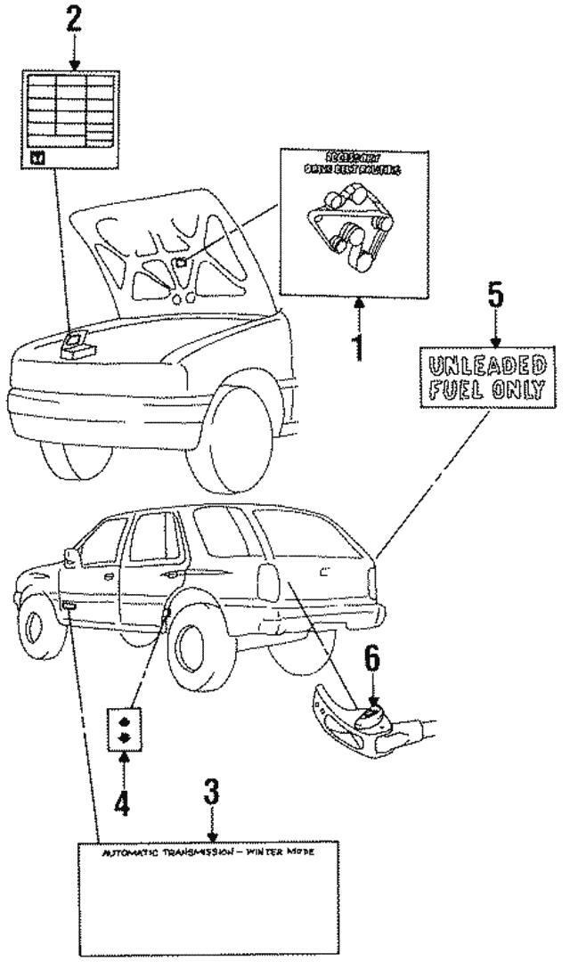 8970935930 Honda Наклейка