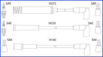 Huco 134202 Дроти високовольтні, комплект 134202: Купити в Україні - Добра ціна на EXIST.UA!