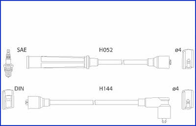 Huco 134312 Дроти високовольтні, комплект 134312: Купити в Україні - Добра ціна на EXIST.UA!