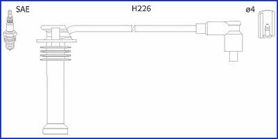Huco 134672 Дроти високовольтні, комплект 134672: Купити в Україні - Добра ціна на EXIST.UA!