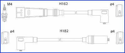 Huco 134701 Дроти високовольтні, комплект 134701: Купити в Україні - Добра ціна на EXIST.UA!