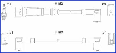 Huco 134715 Дроти високовольтні, комплект 134715: Купити в Україні - Добра ціна на EXIST.UA!