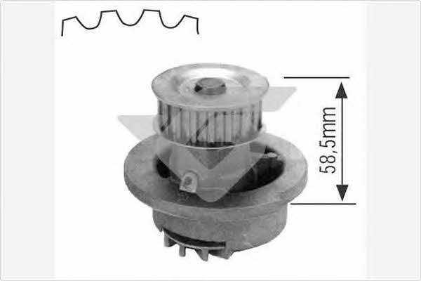 Hutchinson WP0002V Помпа водяна WP0002V: Купити в Україні - Добра ціна на EXIST.UA!