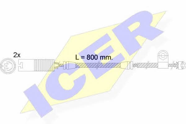 Icer 610499 E C Датчик зносу гальмівних колодок 610499EC: Купити в Україні - Добра ціна на EXIST.UA!