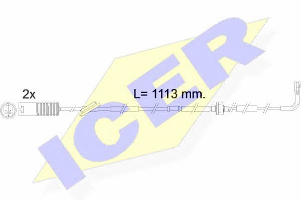 Icer 610299 E C Датчик зносу гальмівних колодок 610299EC: Купити в Україні - Добра ціна на EXIST.UA!