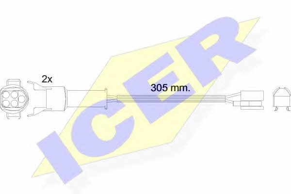 Icer 610449 E C Датчик зносу гальмівних колодок 610449EC: Купити в Україні - Добра ціна на EXIST.UA!