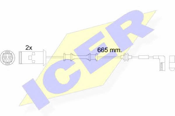 Icer 610451 E C Датчик зносу гальмівних колодок 610451EC: Купити в Україні - Добра ціна на EXIST.UA!