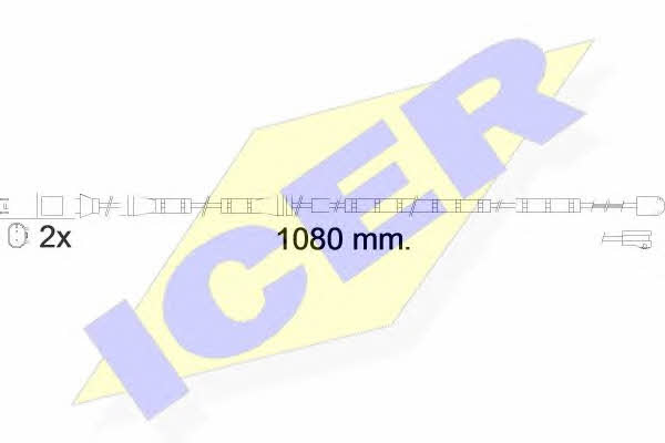 Icer 610558 E C Датчик зносу гальмівних колодок 610558EC: Купити в Україні - Добра ціна на EXIST.UA!