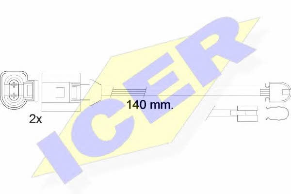 Icer 610547 E C Датчик зносу гальмівних колодок 610547EC: Купити в Україні - Добра ціна на EXIST.UA!