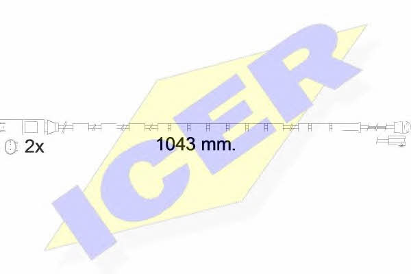 Icer 610560 E C Датчик зносу гальмівних колодок 610560EC: Купити в Україні - Добра ціна на EXIST.UA!